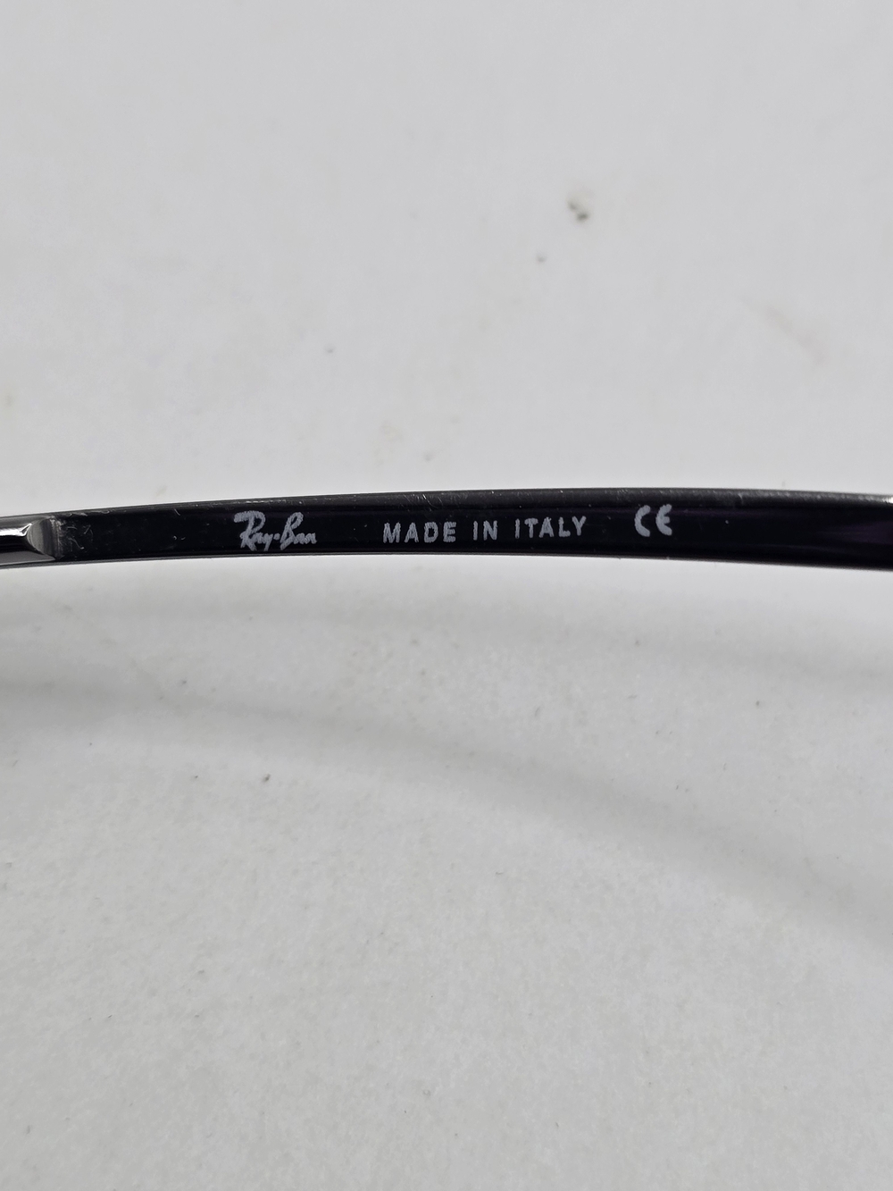 Ray Ban Gradient Purple Rimless Sunglasses - Picture 2 of 8